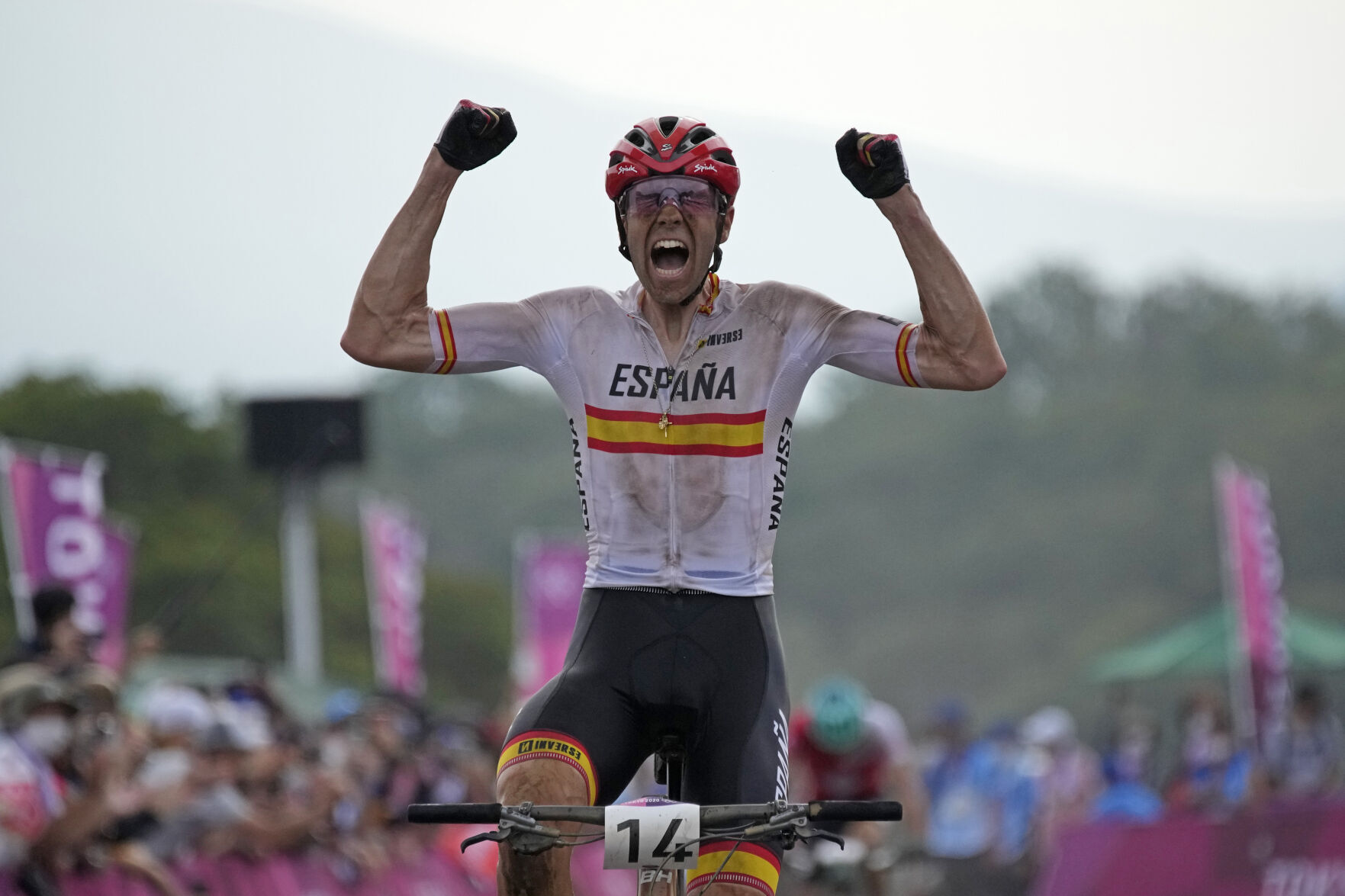 APTOPIX Tokyo Olympics Cycling